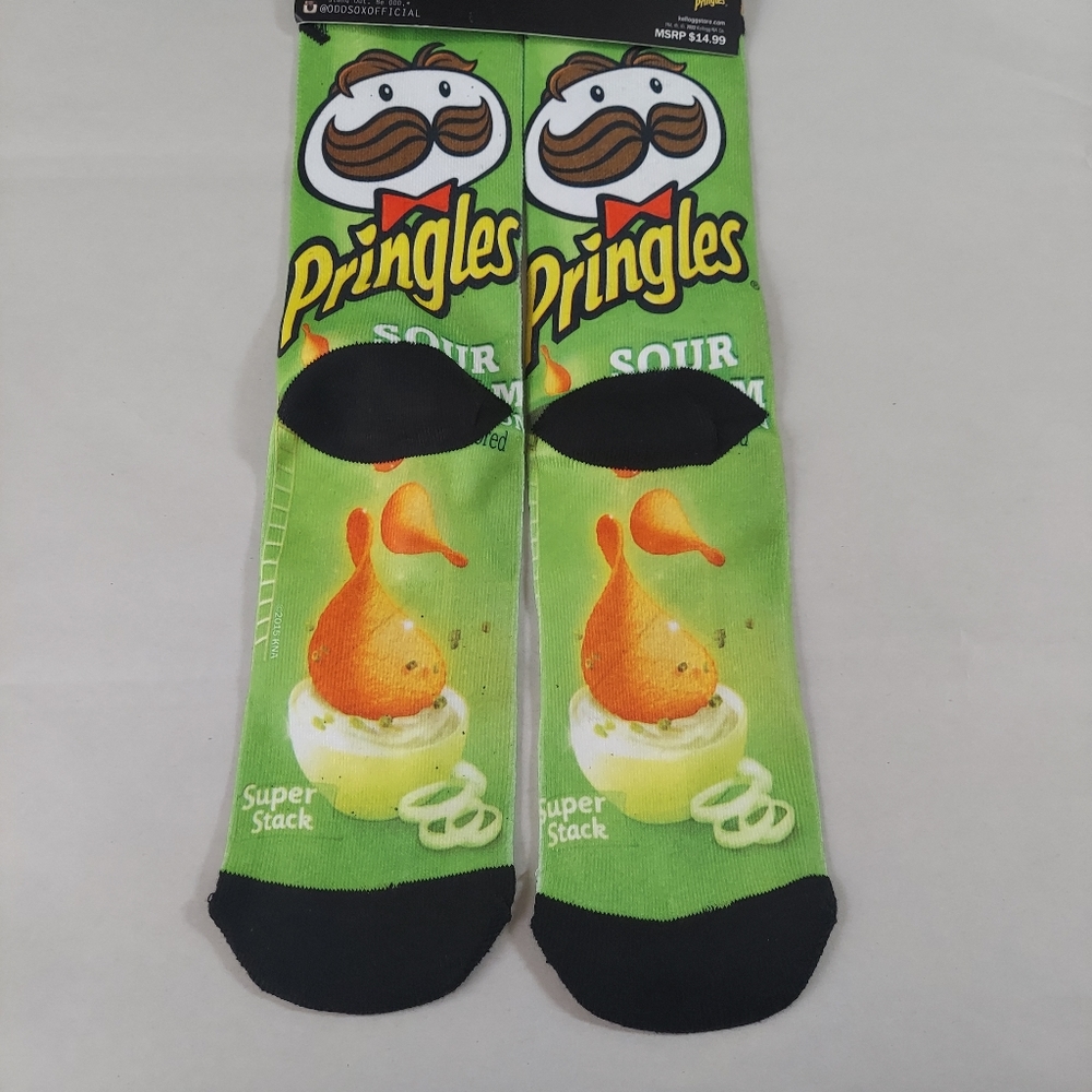 Pringles Sour Cream Onion Odd Sox Socks